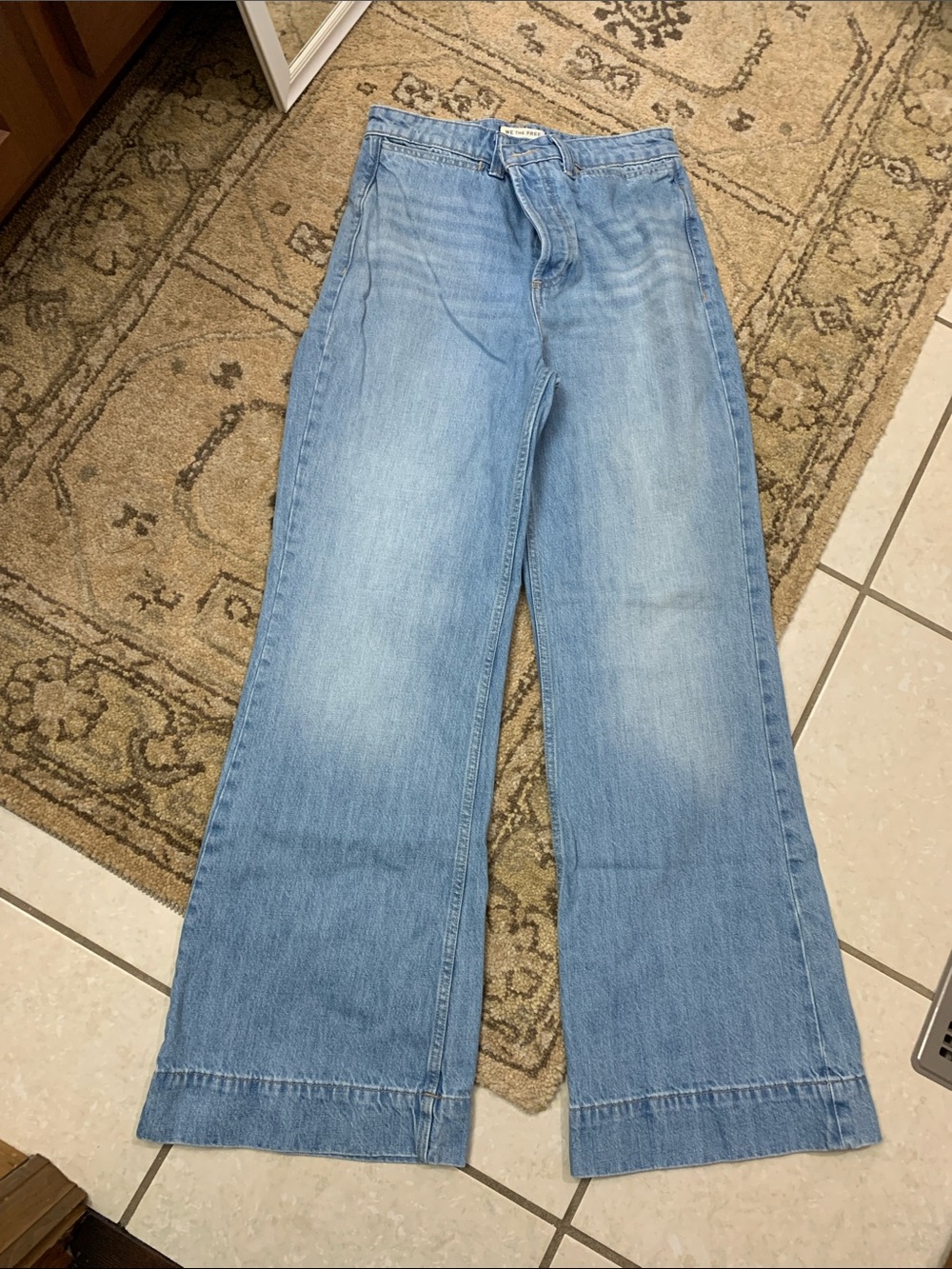 We the free high waisted wide leg jeans